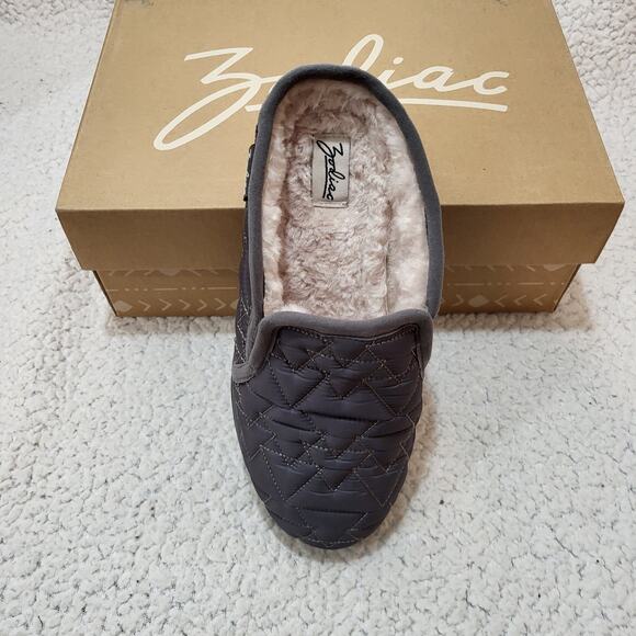 NEW ZODIAC Womens Preston Slipper Smoke grey size 6 M - Picture 6 of 9